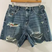 American Eagle Highest Rise Baggy Short Size 14 NWT