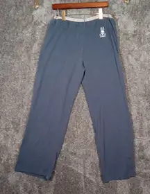 Psycho Bunny Blue Baselayer Loungue Pants Inderdoors Womens  Large