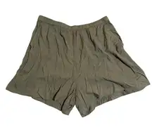 NWOT Melrose & Market Size Medium Women Flowy Lightweight Shorts‎ Pockets Green