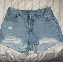 Levi’s 501 Denim Shorts High-Rise