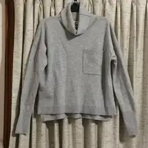 Vineyard Vines Wool & Cashmere Blend Roll Neck Pocket Sweater