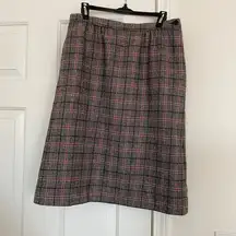 Pendleton wool pencil skirt - vintage size 10.