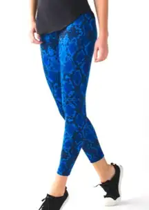 Lululemon High Times Pant in Mini Ziggy Snake Pipe Dream Sapphire Blue