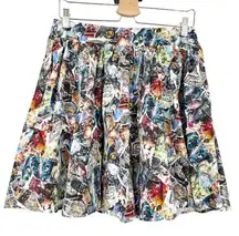 Disney  Her Universe Womens Star Wars Pleated Collage Graphic Skirt Size M RARE