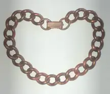 Vintage Chunky Copper Boho Chain Bracelet