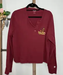 Tailgate Iowa State Cyclones Long Sleeve Pullover Sweatshirt Size Large