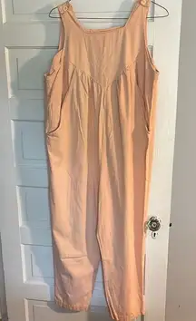 Vintage Peach Jumpsuit/Overalls