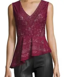 Peplum Lace Top