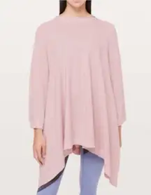 Lululemon Divinity Poncho Pink One Size