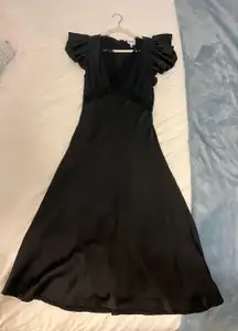 Black Midi Dress 