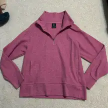 Women's Pink Nike Quarter Zip