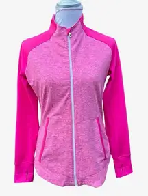 Womens Golf Jacket Pink Sm midlayer long sleeves