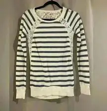 Women’s White and Gray Arizona Sweater