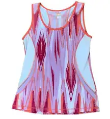 Lucy Tech Ikat Print Racerback Tank