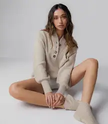 ✨Lunya Cozy Cotton Silk Pocket Beige Sz. Medium Henley✨