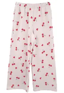 Grayson‎ Threads Cherry Heart Print Lounge Ahtleisure Sweatpants Womens Size L