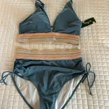 COPY - Blooming Jelly Women’s High waist Tummy Control Cinch side 2 pc Sz Lg-NWT