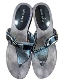 Nine West Black Size 8 1/2 Sandals