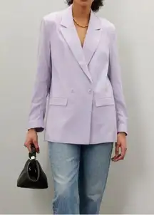 Thakoon  Lilac Linen Blazer Size 6