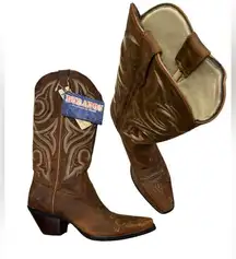 Durango 13” Crush Western Cowgirl Jealousy Boots Brown RD3514 Womens 10M NWT