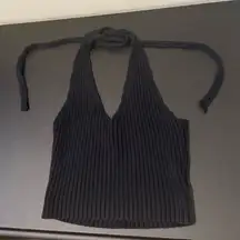 LA Hearts Black Halter Top