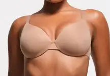 NWT Skims Beige SMOOTHING INTIMATES FULL COVERAGE BRA Lightly Lined Underwire