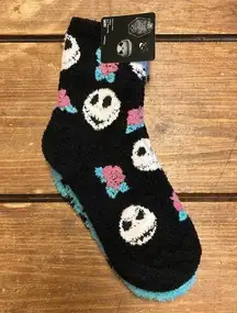 Disney The Nightmare Before Christmas 2 Pair Crew Cozy Socks Jack Skellington NWT Black