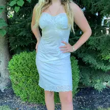 Vanity Fair Vintage Lace Slip Dress