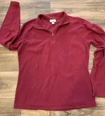 L.L. Bean Women’s lightweight fleece pullover Size Medium
