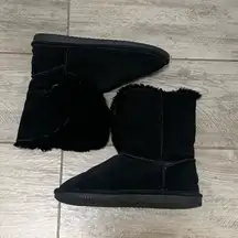 Bjorndal Joey Women's Sheepskin Winter Boots Fur Lining Black Size 10