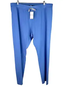 Figs Basic High Waisted Livingston Scrub Pants 2XLT XXL/T T21003T Ceil Blue New