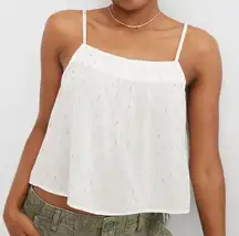 Aerie Woven Flowy Tank Top NWT