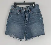 Madewell highrise denim shorts