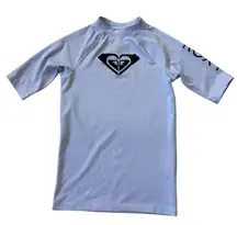 Roxy White Swimsuit Rashguard Junior Size 12/Large | 22-23