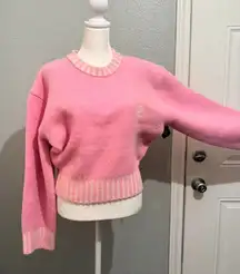 NWOT Rest & Recreation Pink Sweater One Size ( best small/medium)