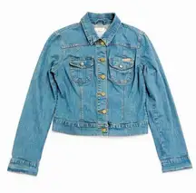 Calvin Klein Jeans Vintage Y2K Women's Denim Classic Trucker Jacket Size M