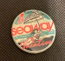 Seaway Vacation promo button rock band new