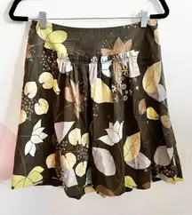 Vintage Floral Ruffle Skirt Y2K Retro Indie Cottagecore Fairycore‎ Small