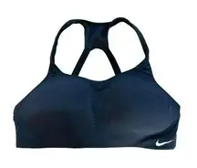Nike Dri-Fit Racerback Sports Bra Black Size Medium High Support Comfort T-Back