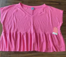 Arula Hot Pink Sleeveless Top NWT – Size 2X Bold & Beautiful