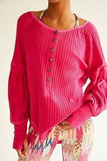 Free People FP Movement Bella Layer‎ Top Magenta size small