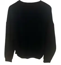 Fabletic long sleeve large sweatshirt athletic black crew neck