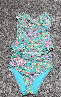 Women's Cremieux‎ 2 Piece Swimsuit L
