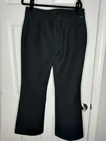 Obermeyer  Woman’s Fleece-Lined Black Ski Pants With Extended Wear System Size 8R