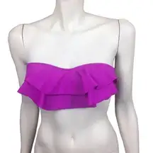 Hula Honey  Fuschia Ruffle Bikini‎ Top