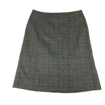 Vintage Cabi Wool Blend Tweed A-line Knee Length Skirt Women's Size 8