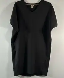 Chico's  swing flowy shirt dress sheer black Sz S