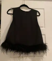 Boutique Feather Top