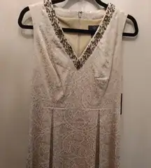 NWT Champagne Gold NYDJ Mother-of-Bride Dress 8