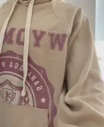 Beige hoodie